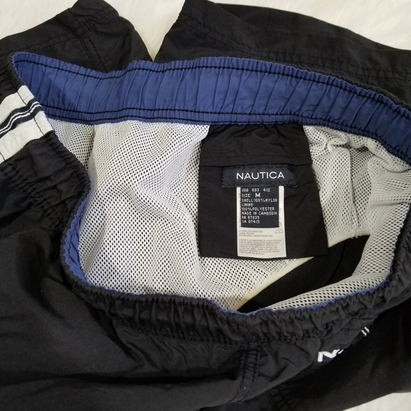 Nautica swim athletic black shorts. Size M - Picture 5 of 8